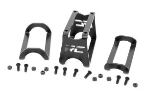 Spare Axle Cage Mount - Rough Country - 1.75 Inch Roll Bar - Gloss Black